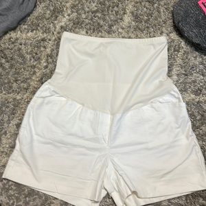 Gap Maternity White Shorts